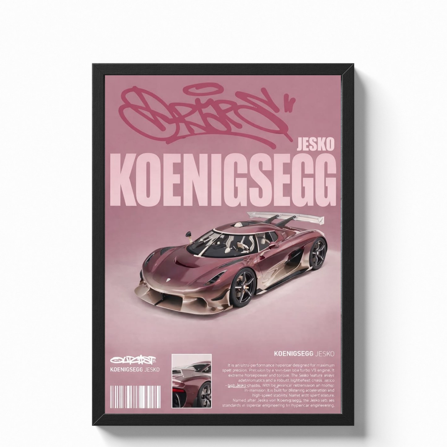 PINK KOENIGSEGG