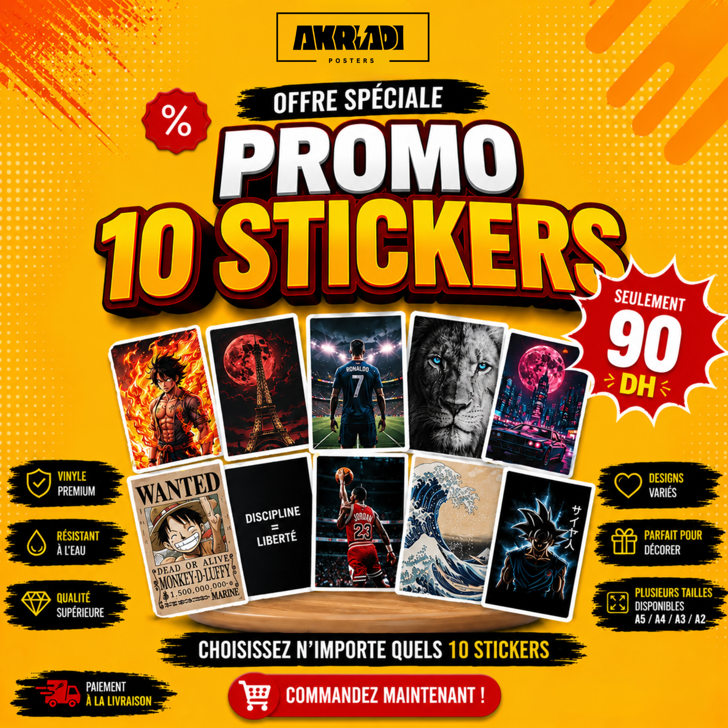 Pack Stickers Personnalisés