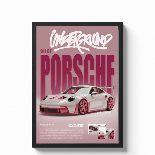 PORSCHE 911 GT PINK