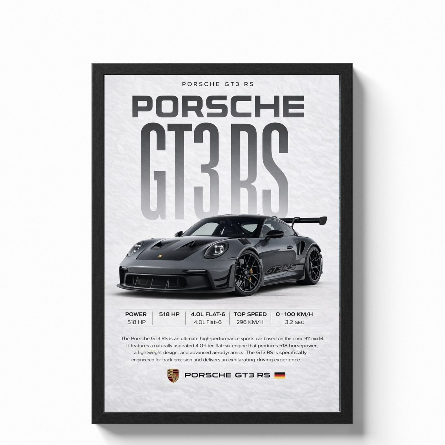 Poster voiture A2 (42 x 59,4 cm)