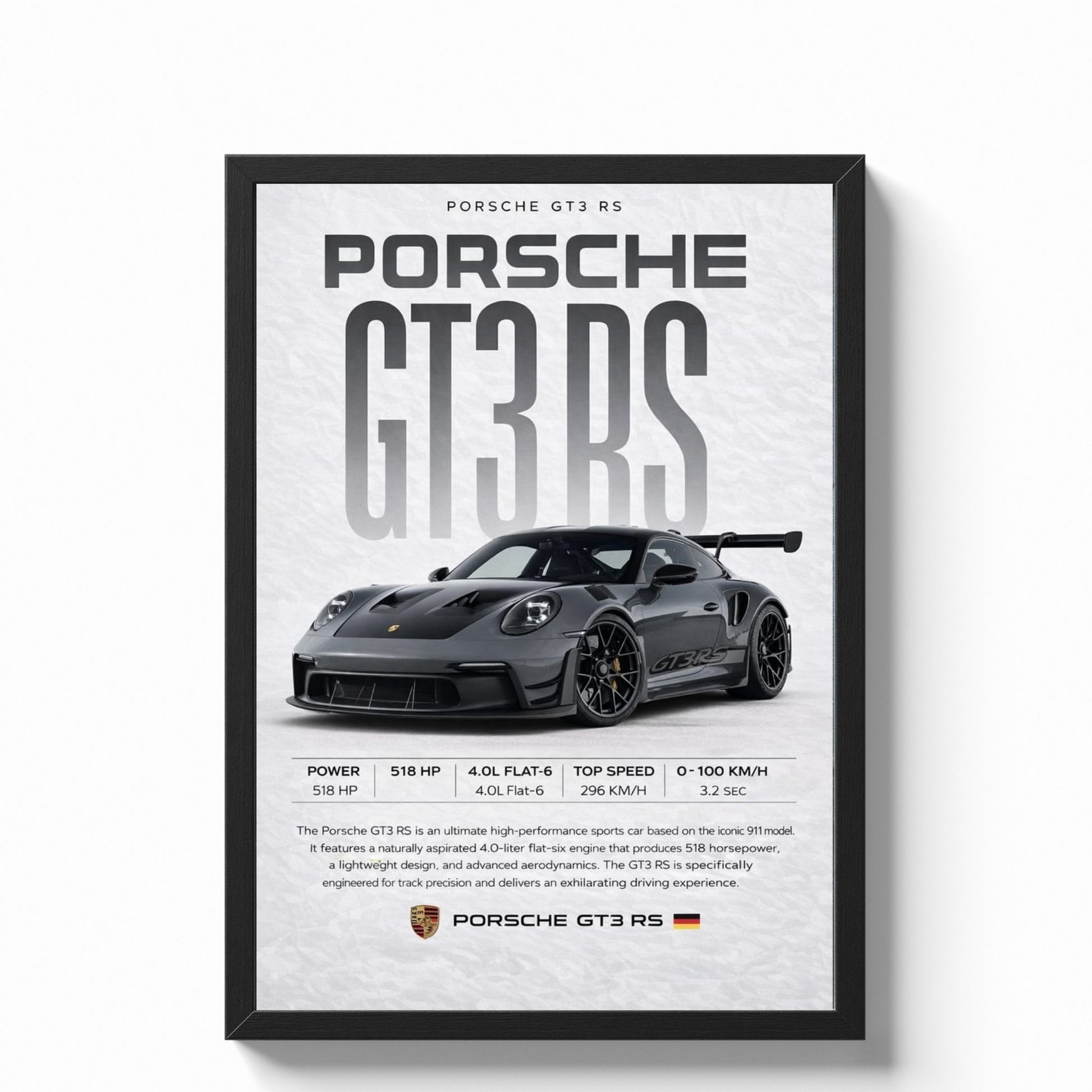 Poster voiture A2 (42 x 59,4 cm)