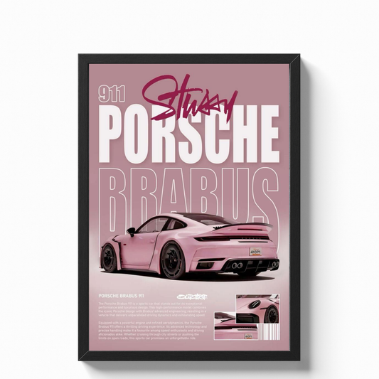 PORSCHE 911 BRABUS PINK