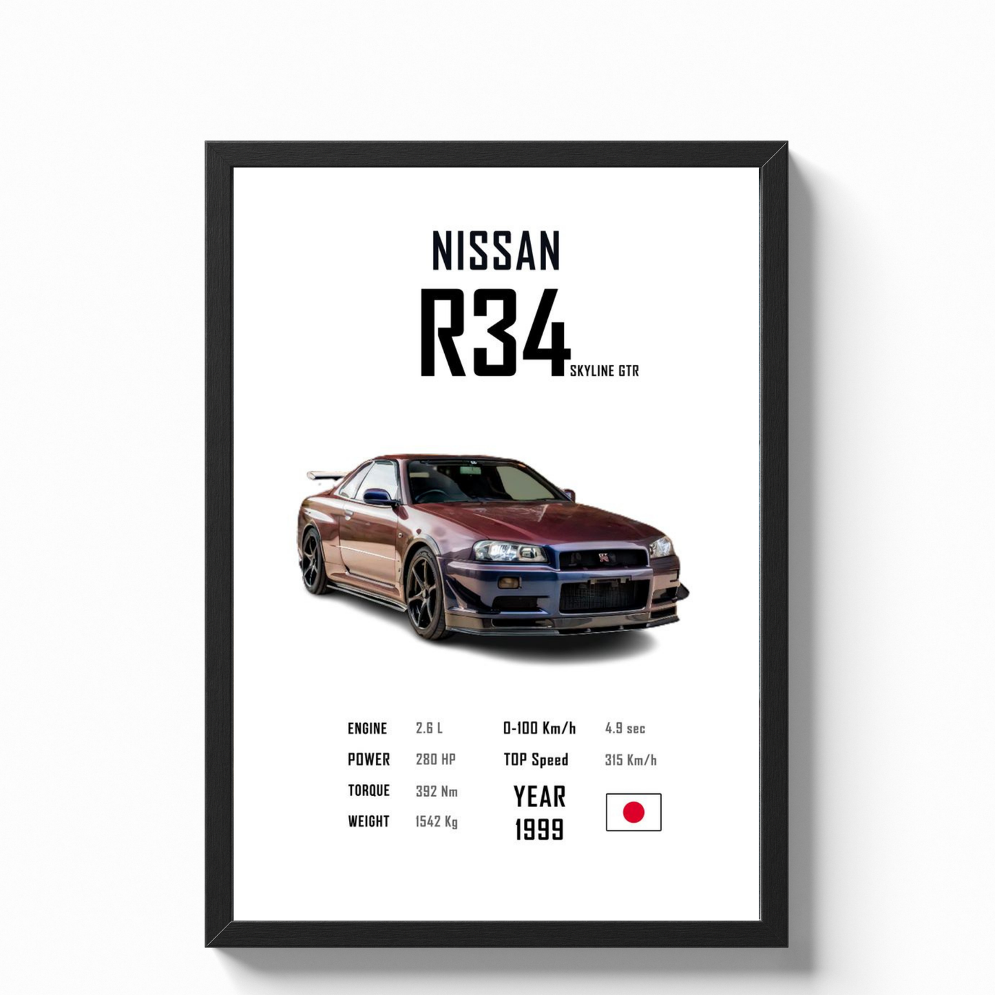 NISSAN R34 SKYLINE GTR